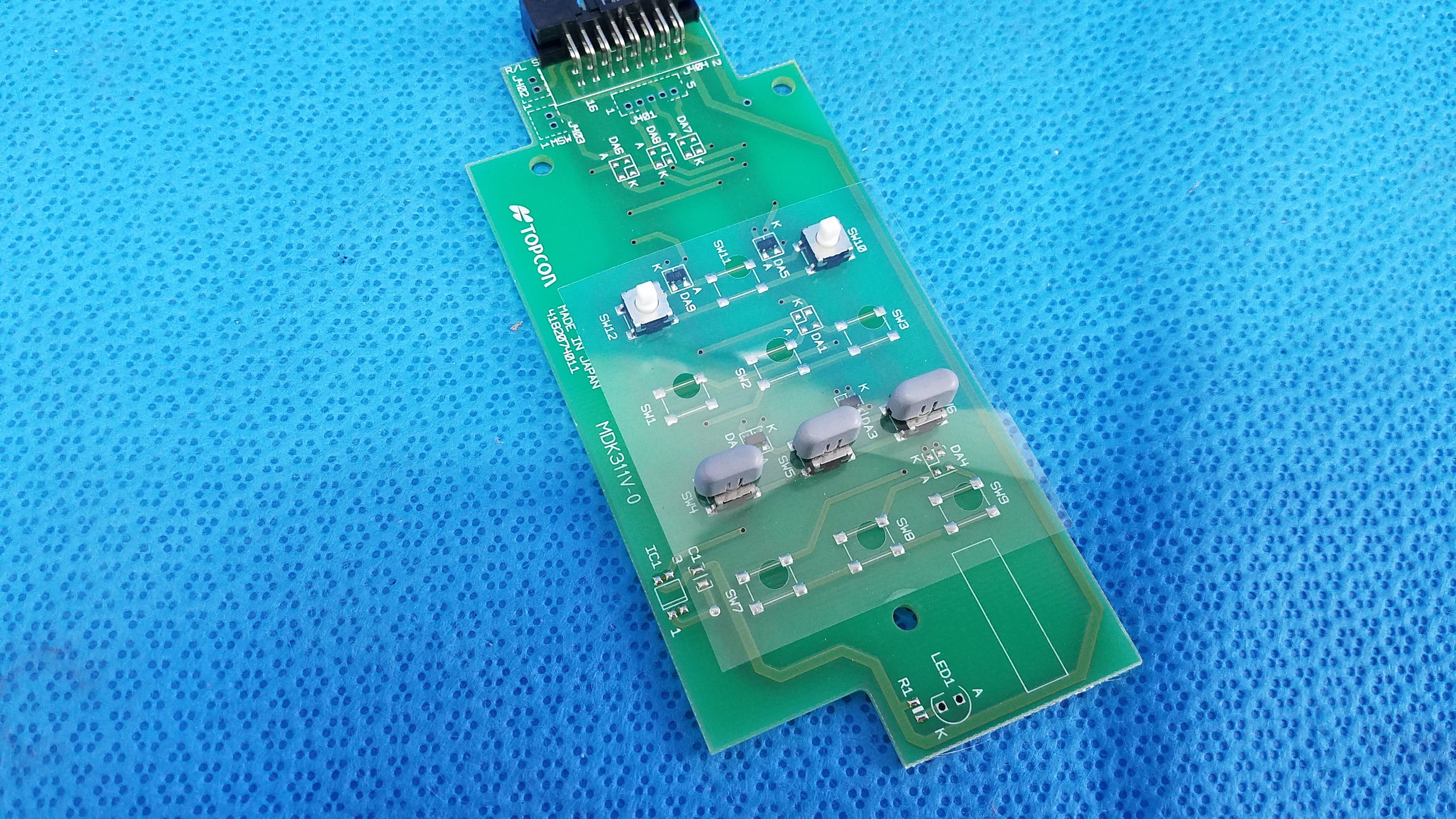 Load image into Gallery viewer, MDK311V-0 Control Panel Button Switch Circuit Board 4182074011 For Topcon TRC-NW6SF Retinal Camera