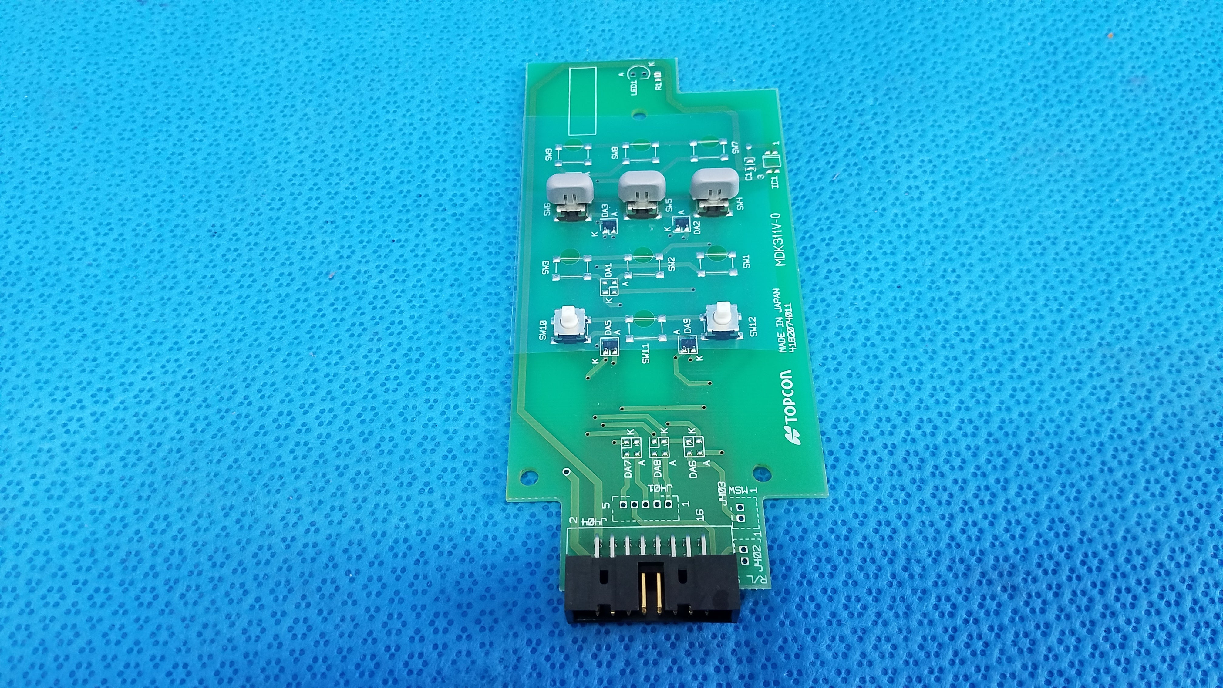 Load image into Gallery viewer, MDK311V-0 Control Panel Button Switch Circuit Board 4182074011 For Topcon TRC-NW6SF Retinal Camera