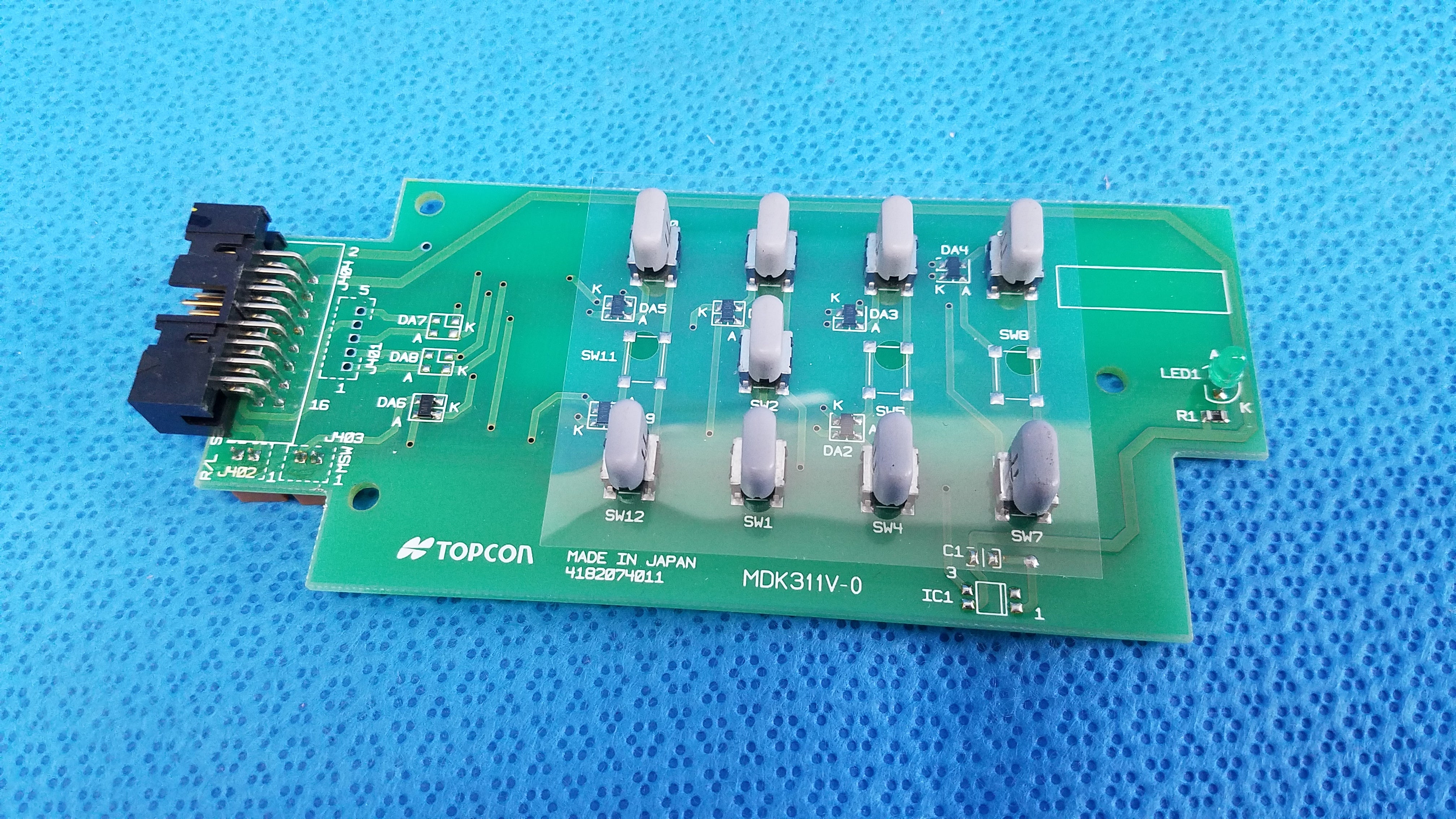 Load image into Gallery viewer, Joystick Base Control Button Matrix PCB 4182074011 For Topcon TRC-NW6SF Retinal Camera