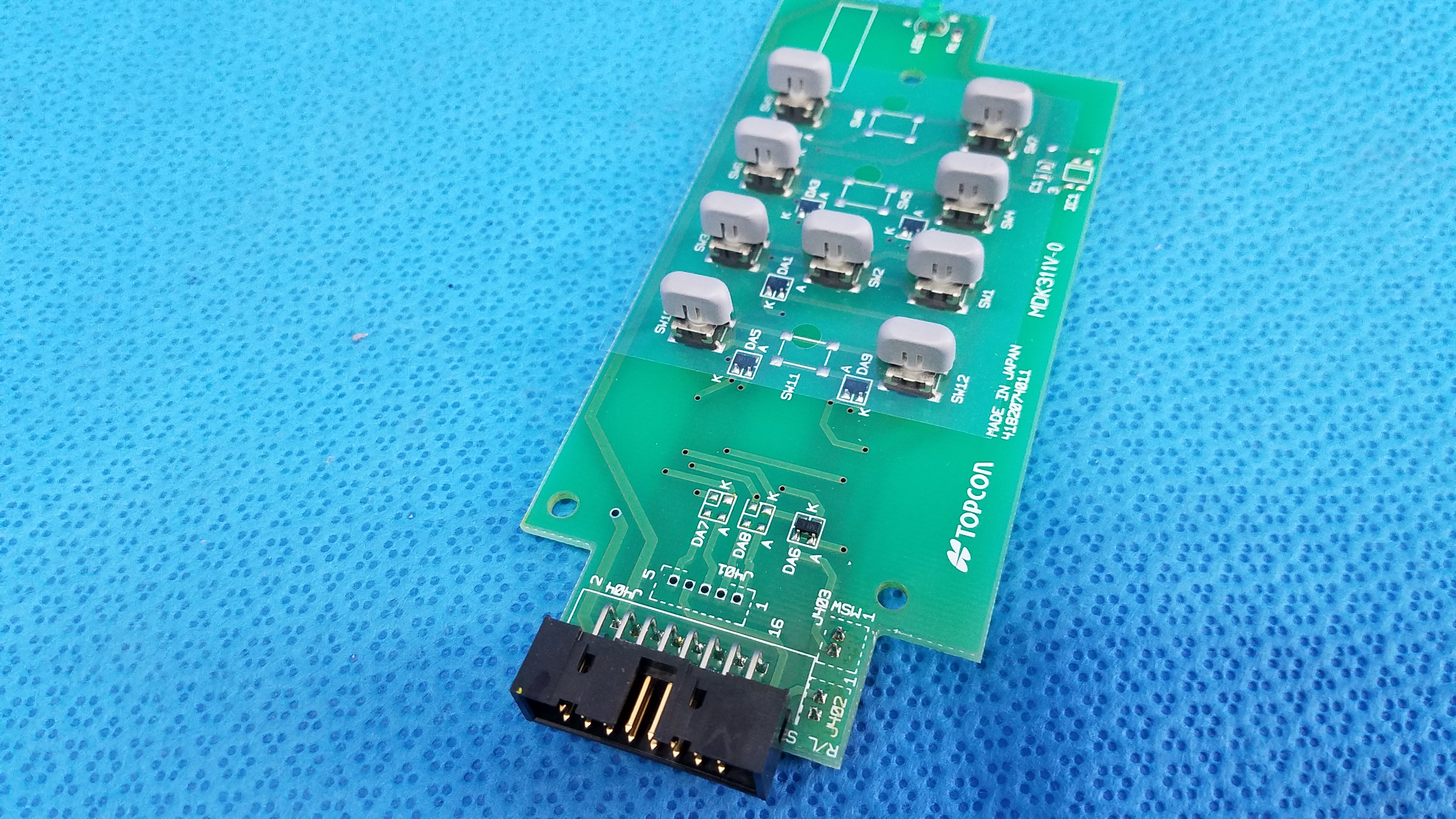 Load image into Gallery viewer, Joystick Base Control Button Matrix PCB 4182074011 For Topcon TRC-NW6SF Retinal Camera