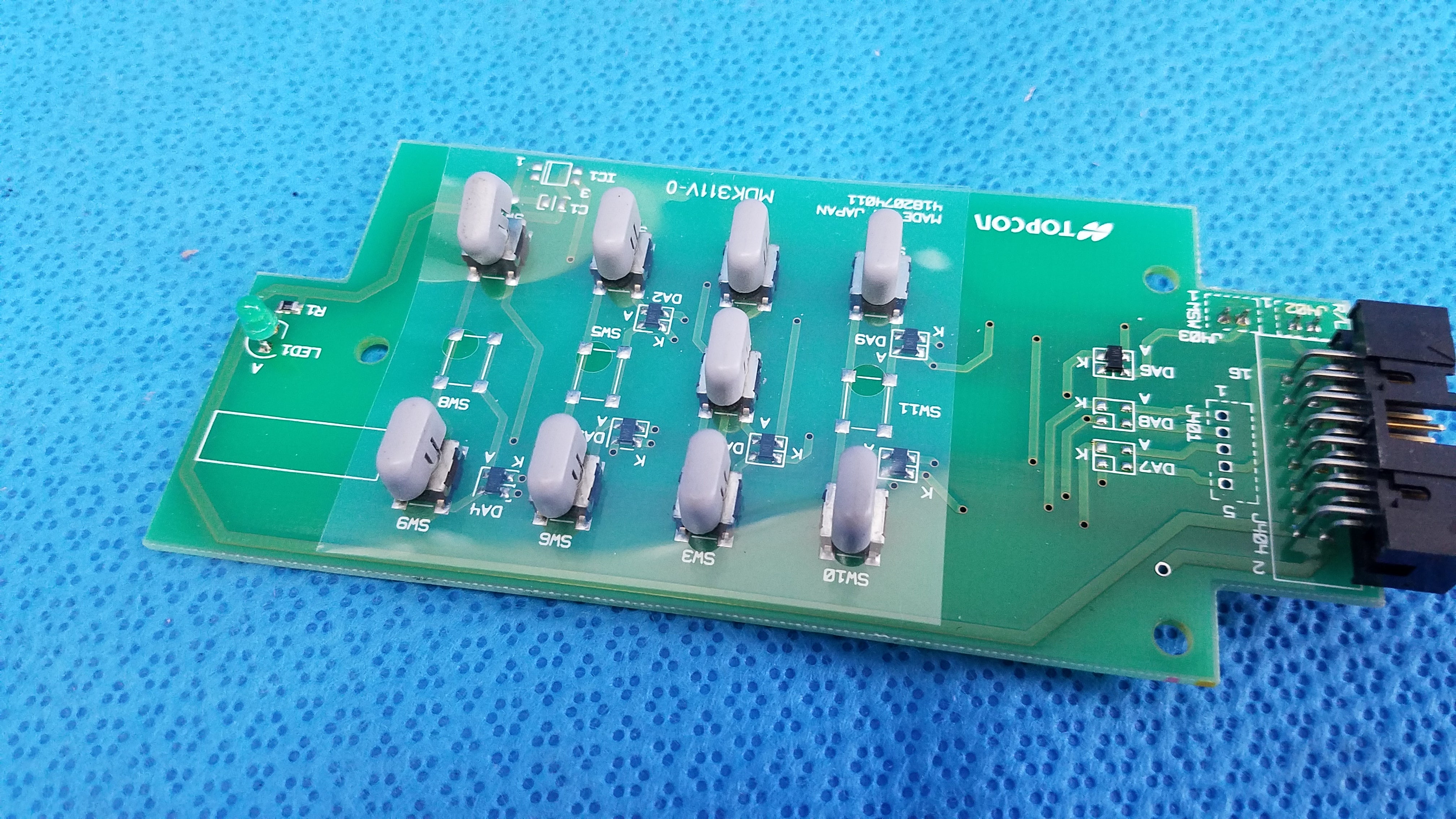 Load image into Gallery viewer, Joystick Base Control Button Matrix PCB 4182074011 For Topcon TRC-NW6SF Retinal Camera