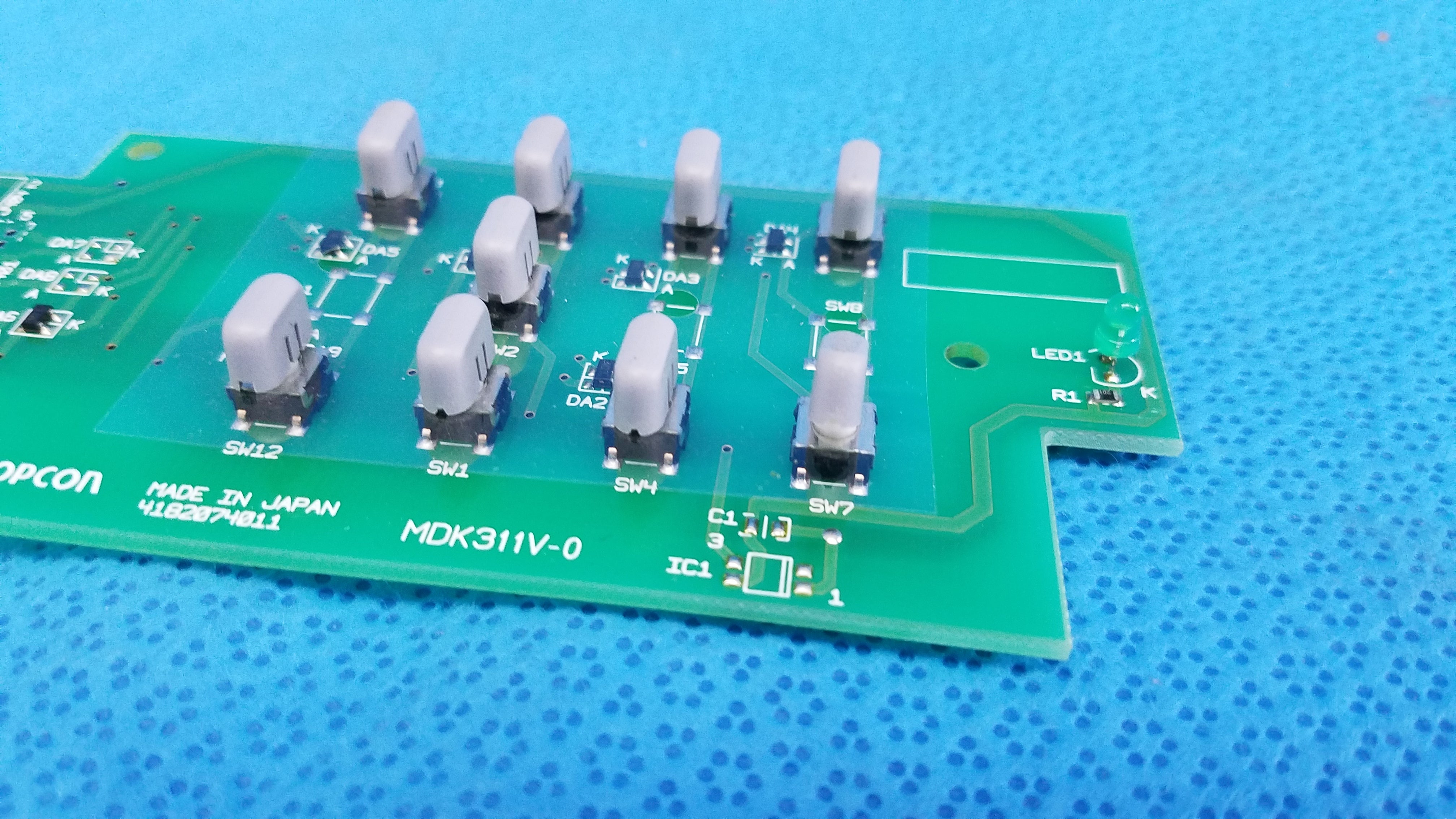 Load image into Gallery viewer, Joystick Base Control Button Matrix PCB 4182074011 For Topcon TRC-NW6SF Retinal Camera
