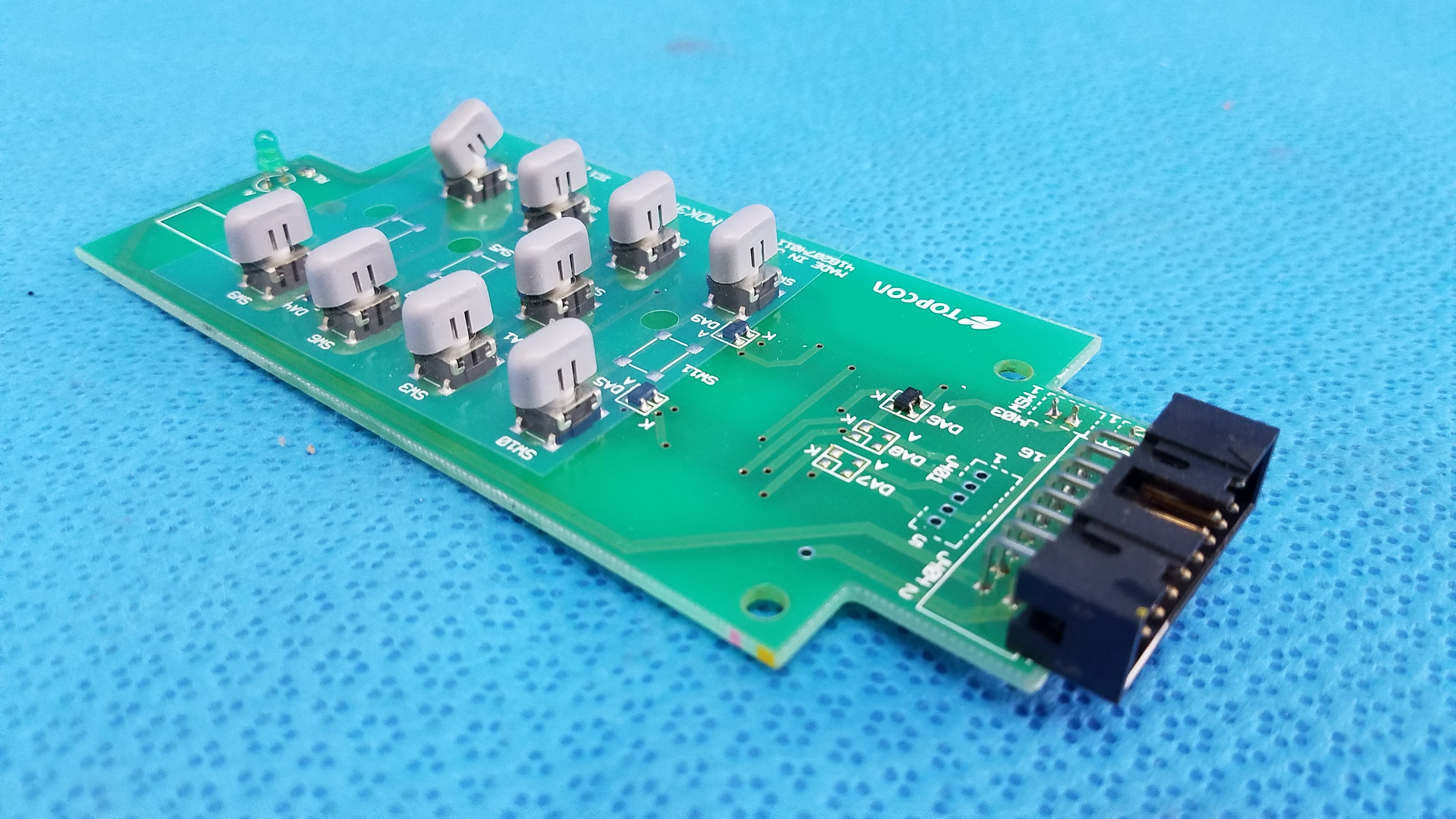 Load image into Gallery viewer, Joystick Base Control Button Matrix PCB 4182074011 For Topcon TRC-NW6SF Retinal Camera