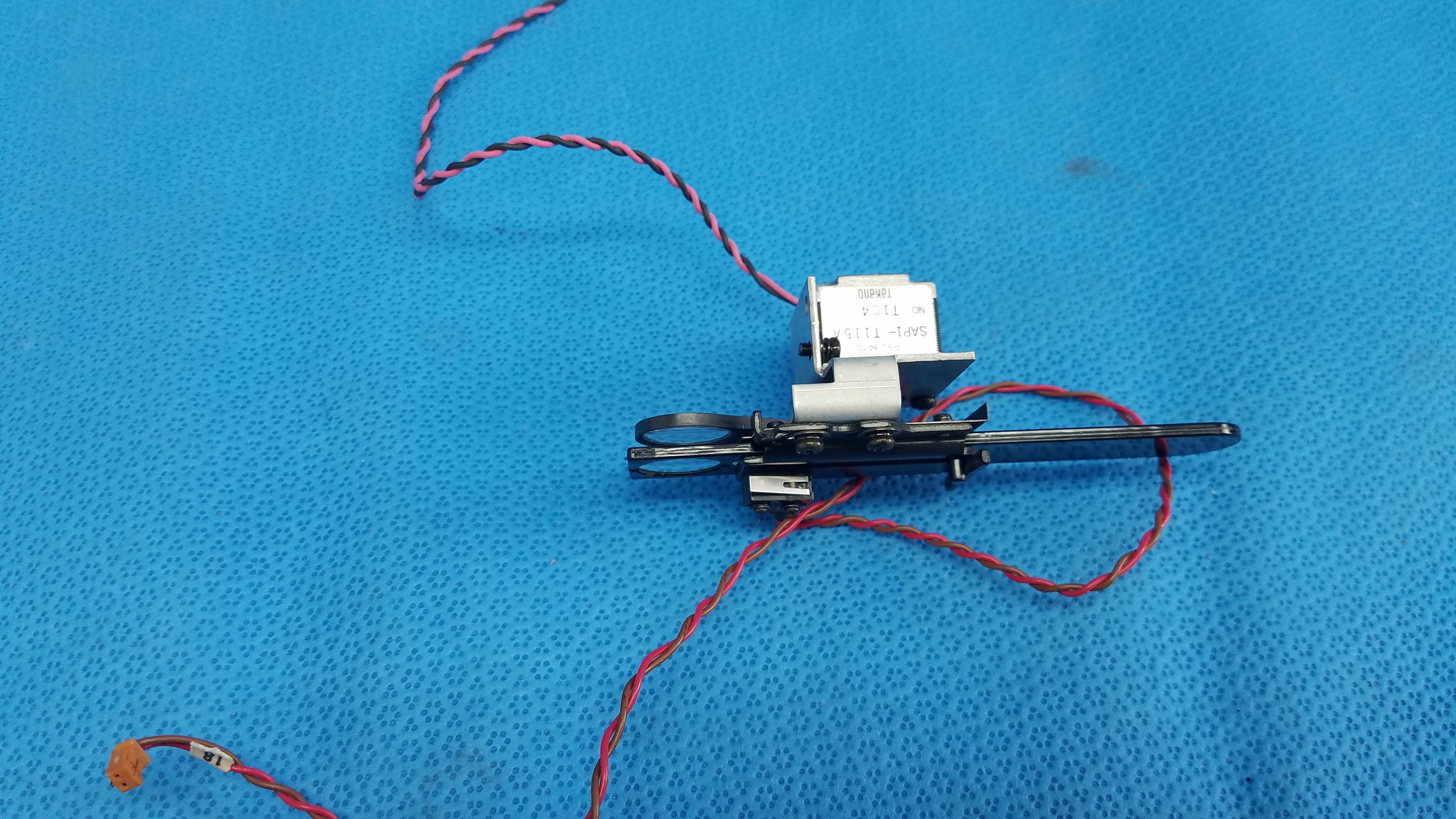 Load image into Gallery viewer, Takano SAP1-T115A Rotary Solenoid Optical Lens Filter Slider Assembly For Topcon TRC-NW6S Retinal Camera