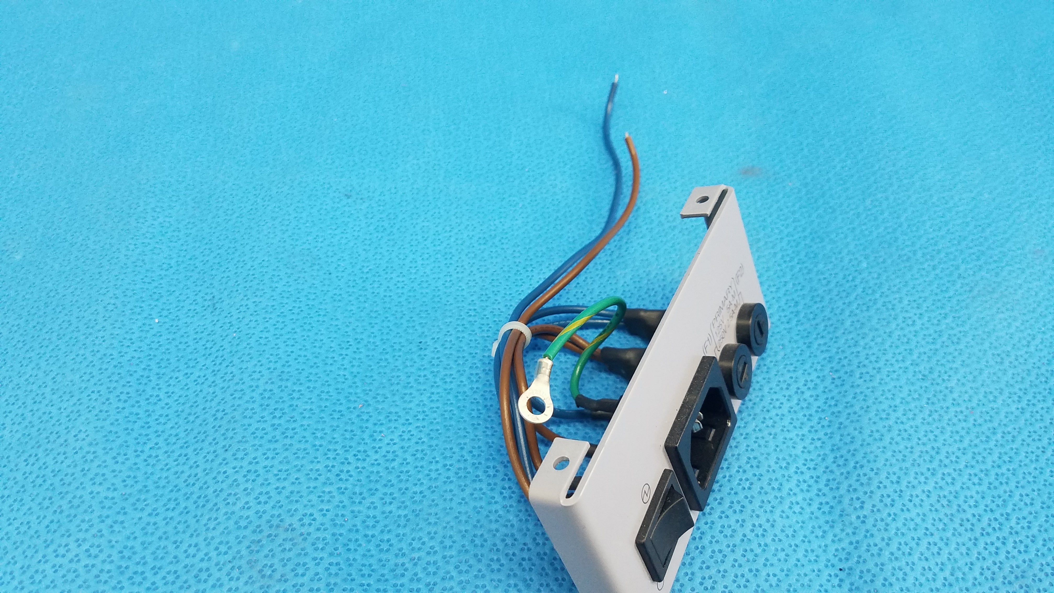 Load image into Gallery viewer, AC Power Input Entry Module Plate Assembly With Switch &amp; Fuse Holder For Topcon TRC-NW6S Retinal Camera