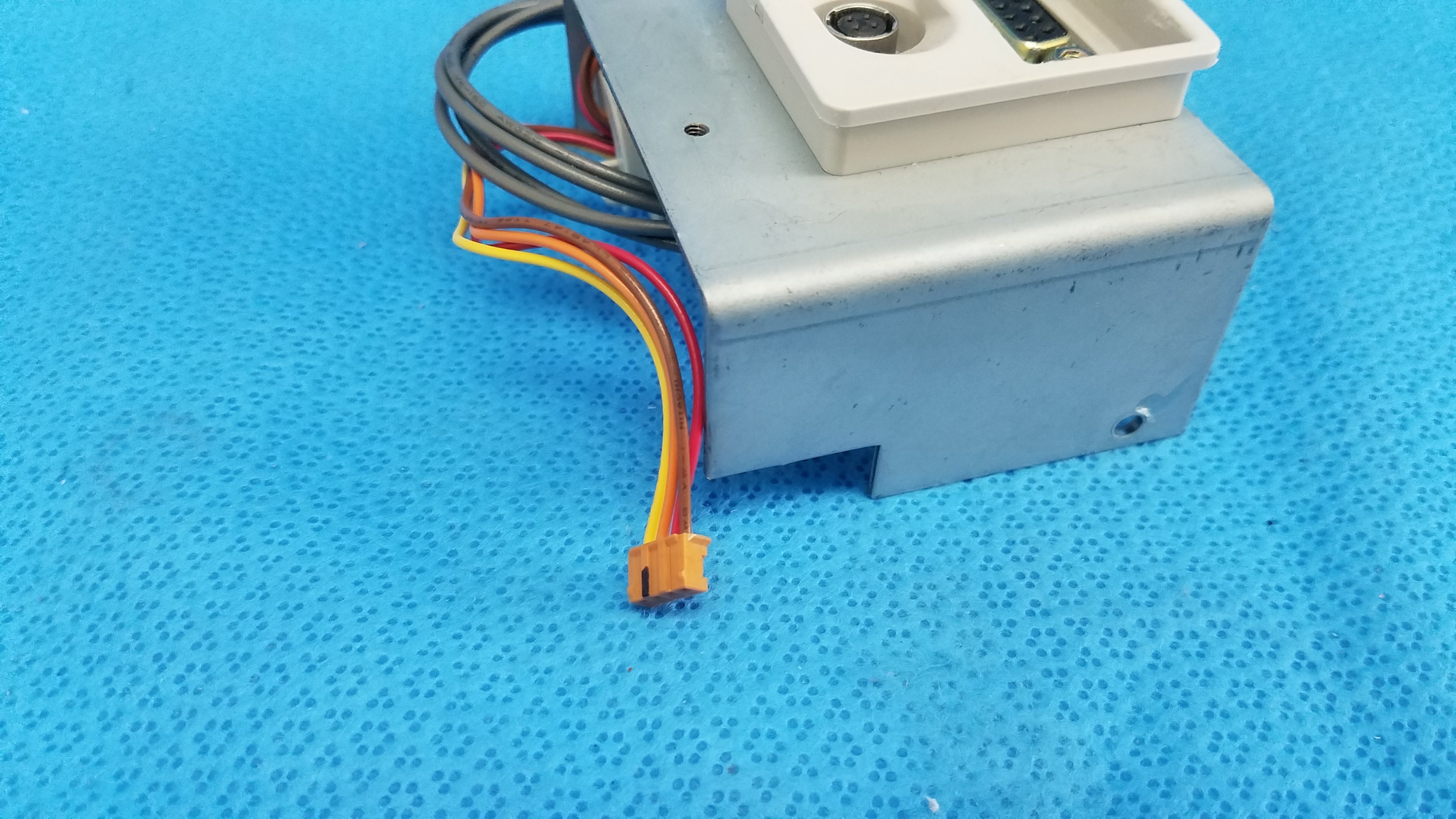 Load image into Gallery viewer, I/O Data Port Interface Panel Chassis Assembly With DB9 &amp; Mini-DIN Connectors For Topcon TRC-NW6S Retinal Camera