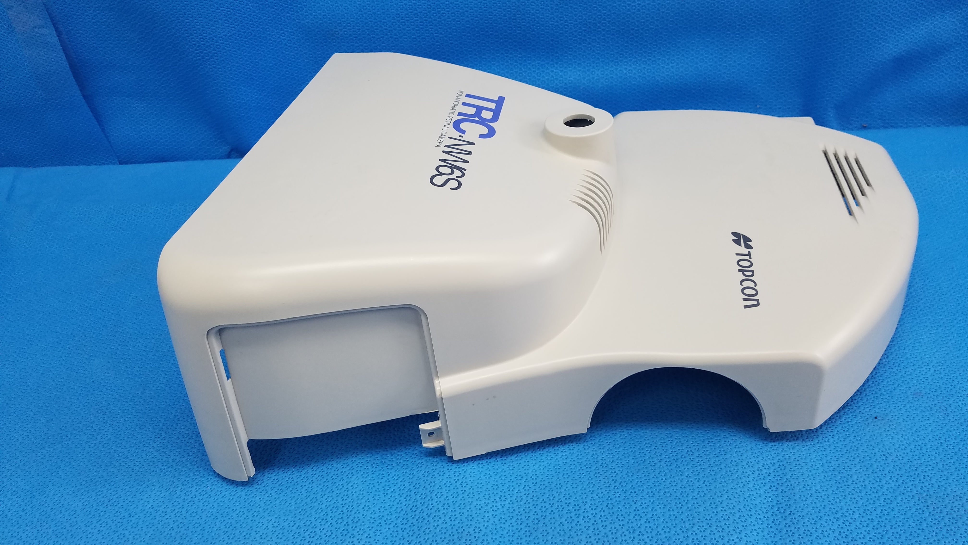 Load image into Gallery viewer, Topcon TRC-NW6S Non-Mydriatic Retinal Camera Side Housing Body Shroud Plastic Cover Panel