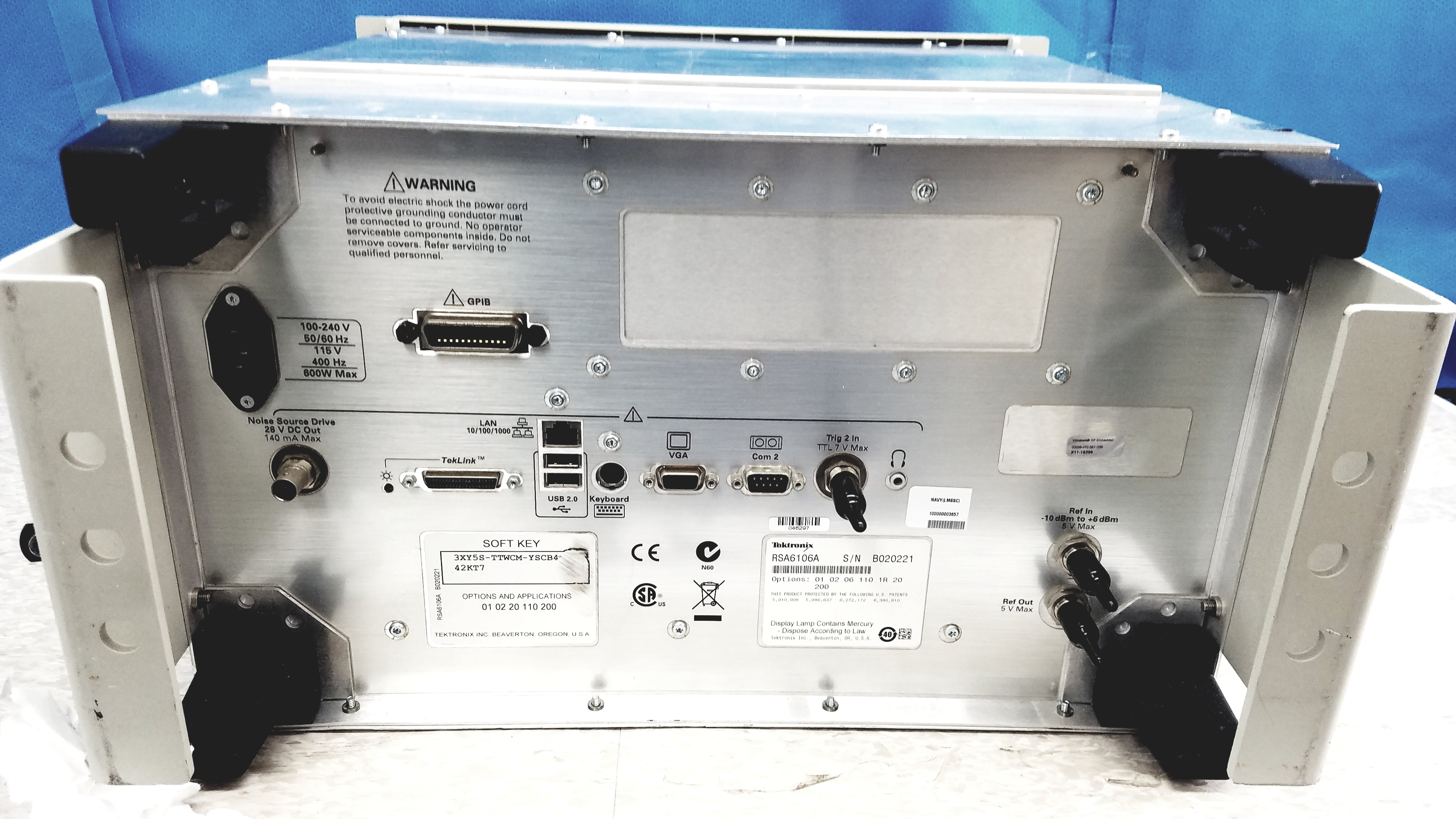 Load image into Gallery viewer, Tektronix RSA6106A Real-Time Spectrum Analyzer 9kHz-6.2GHz
