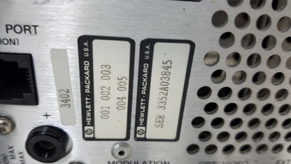 HP Hewlett Packard 8920A RF Communications Test Set With Bag  0.4-1000 MHz