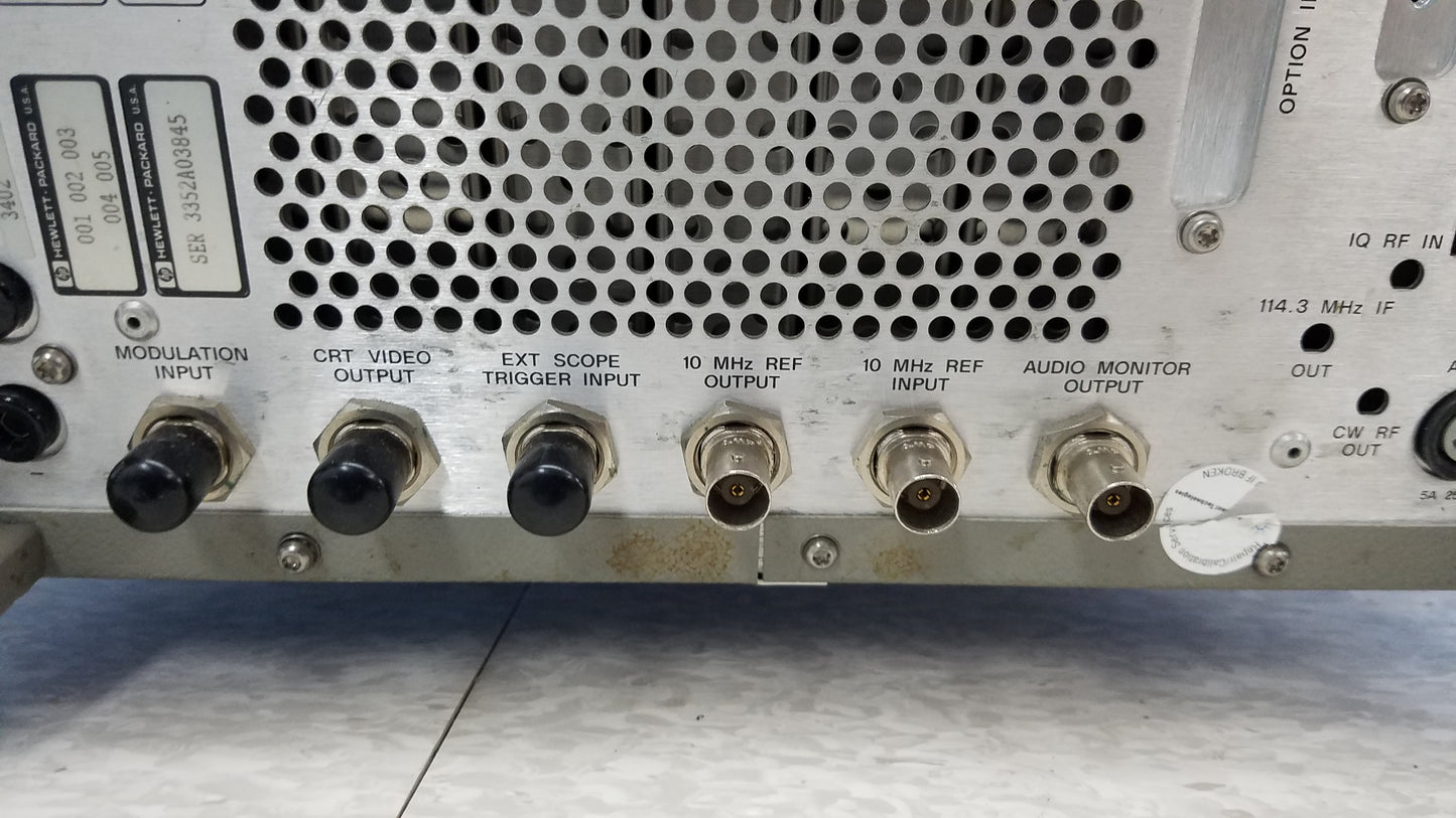 HP Hewlett Packard 8920A RF Communications Test Set With Bag  0.4-1000 MHz