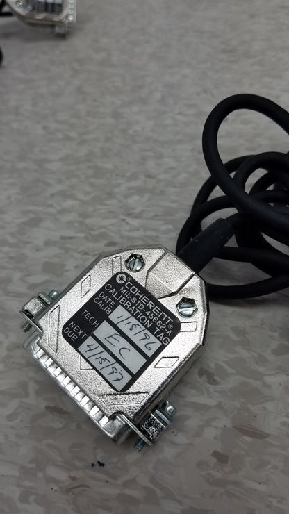Coherent LabMaster+ Laser Power Meter P/N 0302-190-00  With 2 Sensor Heads & Damage Test Slide