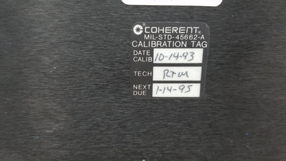Coherent LabMaster+ Laser Power Meter P/N 0302-190-00  With 2 Sensor Heads & Damage Test Slide