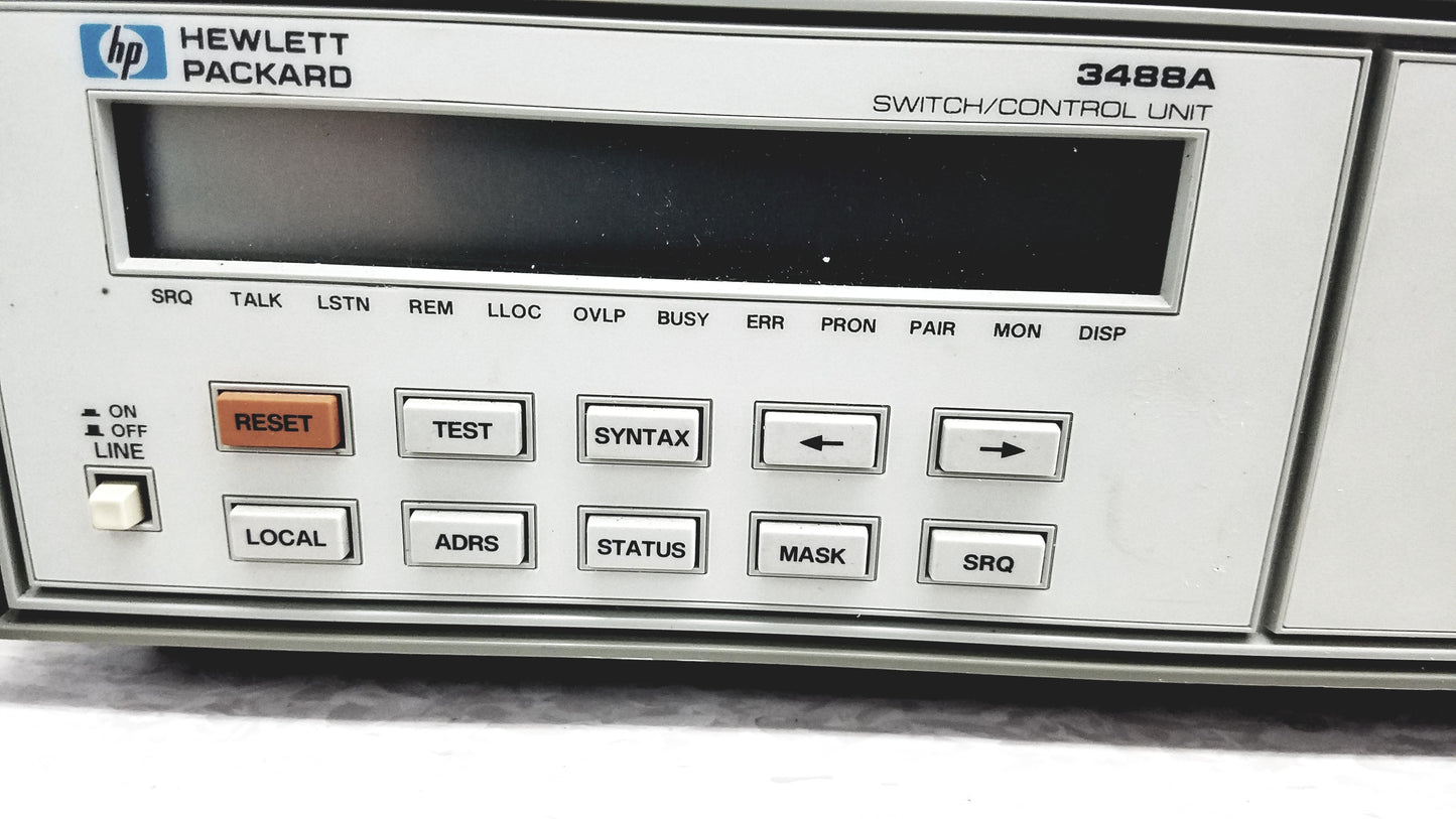 HP Hewlett Packard 3488A Switch Control Unit