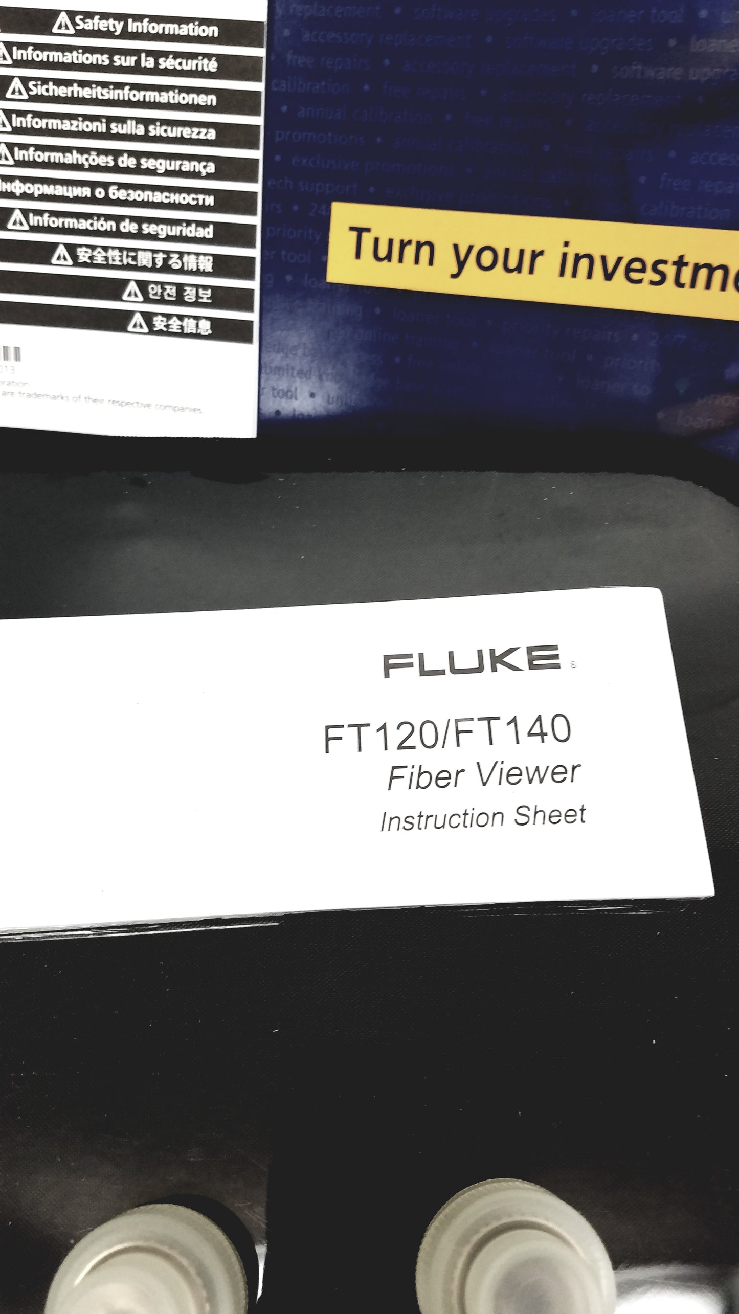 Fluke Networks FTK1300 Simplifiber Pro Fiber Optic Optical Test Kit