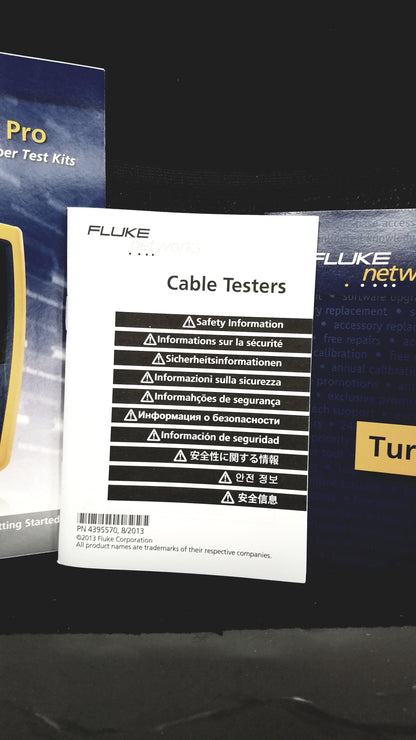 Fluke Networks FTK1300 Simplifiber Pro Fiber Optic Optical Test Kit