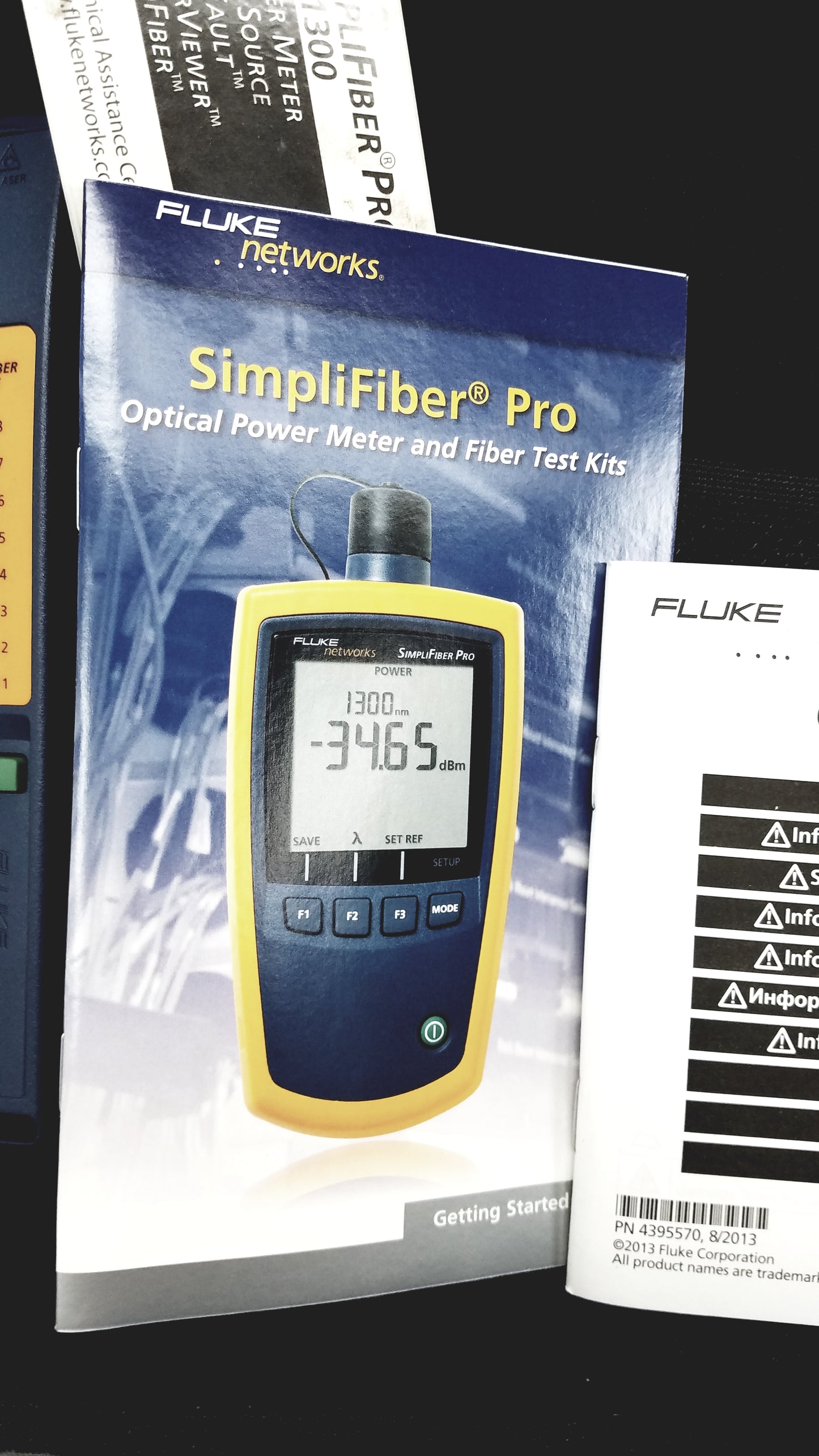 Fluke Networks FTK1300 Simplifiber Pro Fiber Optic Optical Test Kit