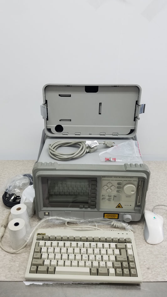 Hewlett Packard 8147 Optical Time Domain Reflectometer With Accessories & Case