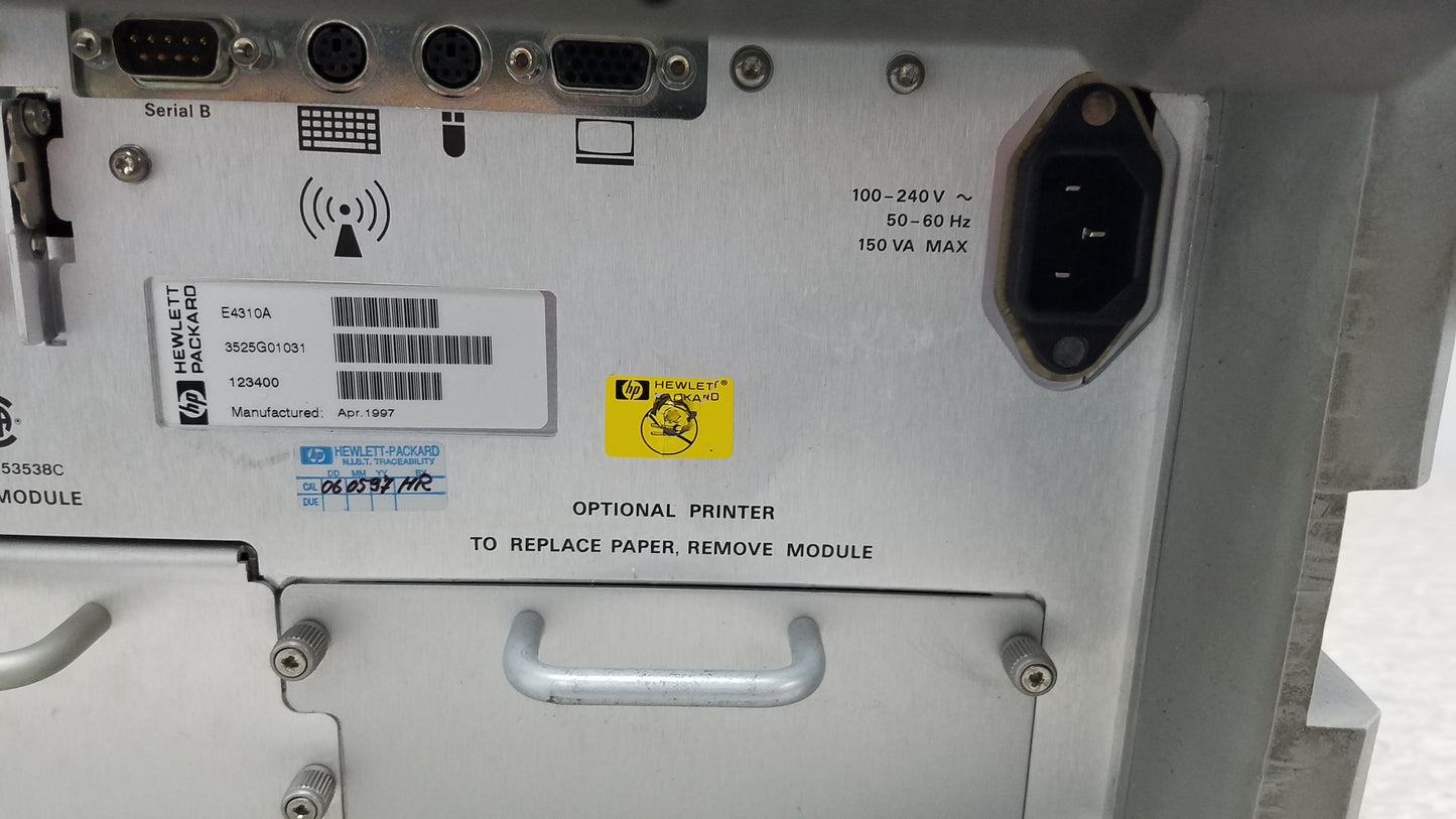 Hewlett Packard 8147 Optical Time Domain Reflectometer With Accessories & Case