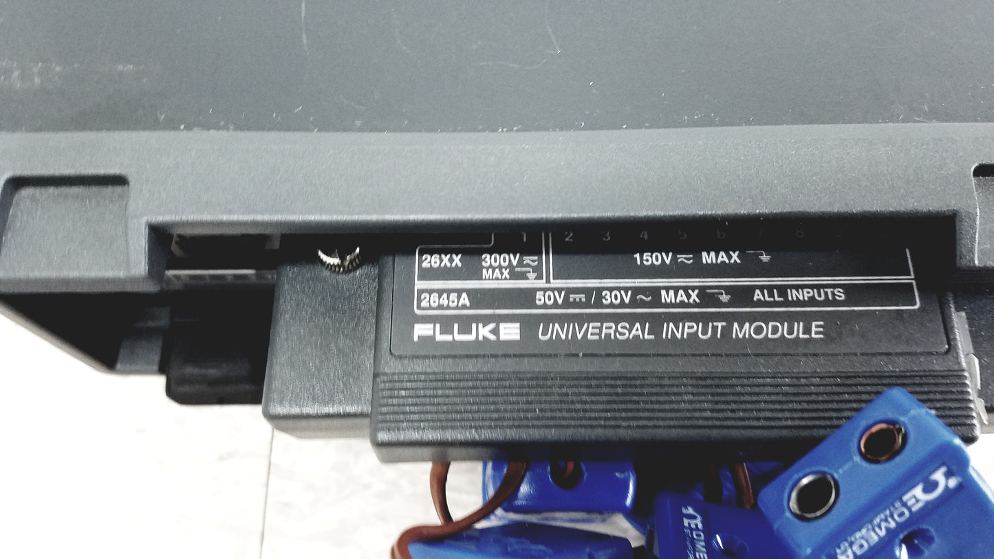 Fluke Hydra Series II Data Acquisition Unit With 2645A Universal Input Module