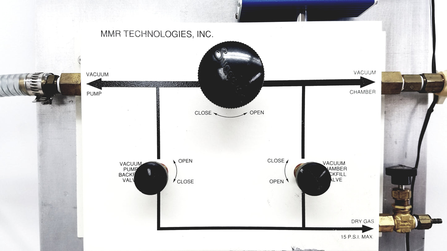 MMR Technologies Vacuum Control Manifold System With Granville-Phillips 275 Mini-Convectron Gauge