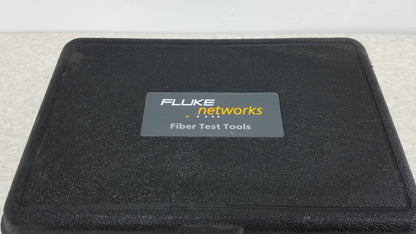 Fluke Networks FOS 850/1300 Fiber Optic Source With Cables & Case