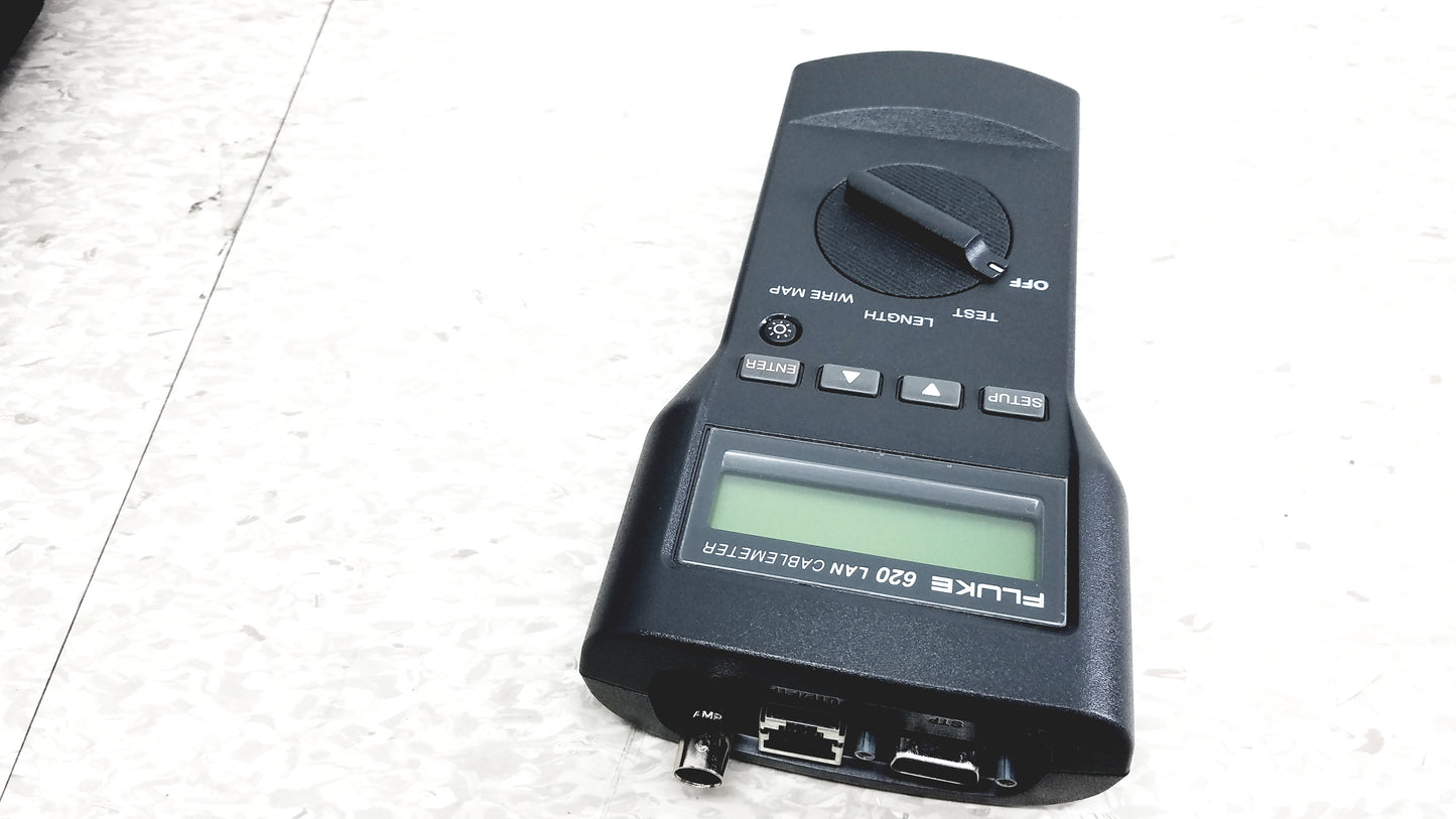 Fluke Networks 620 LAN CableMeter With Case & Accessories