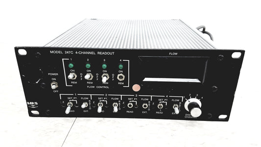 MKS Instruments 247C 4-Channel Readout Mass Flow Controller Power Supply