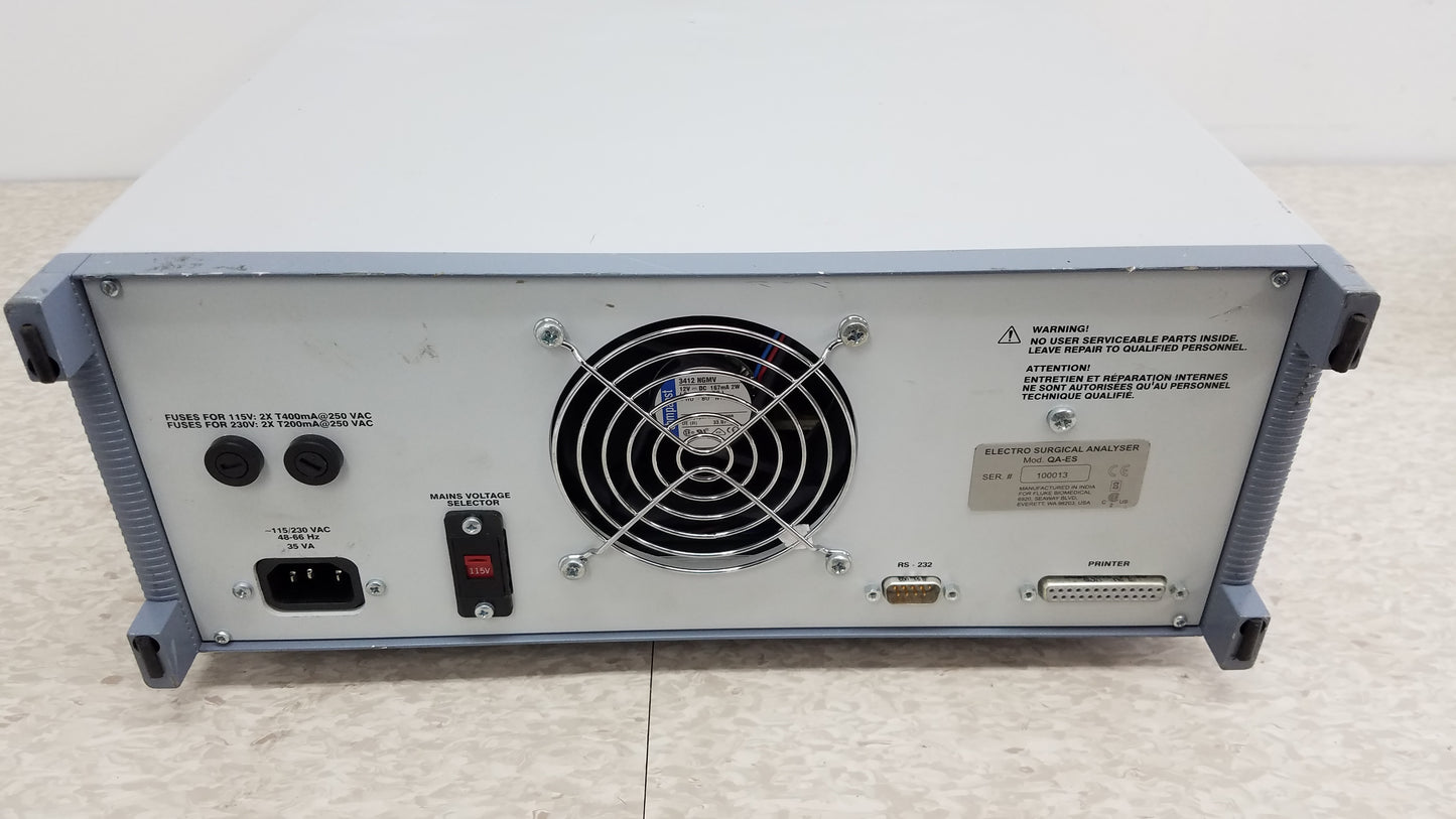 Fluke Biomedical QA-ESII Electrosurgery Analyzer