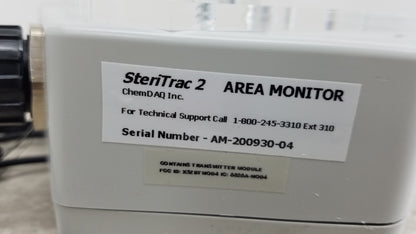 ChemDAQ Steri-Trac 2 Peracetic Acid Monitor With Acrylic Stand & Cable S/N AM-200930-04