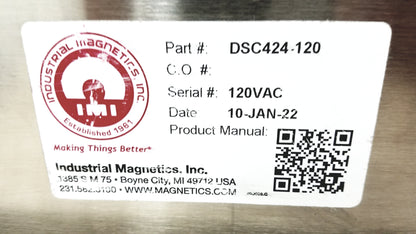 Industrial Magnetics IMI DSC424-120 Demagnetizer
