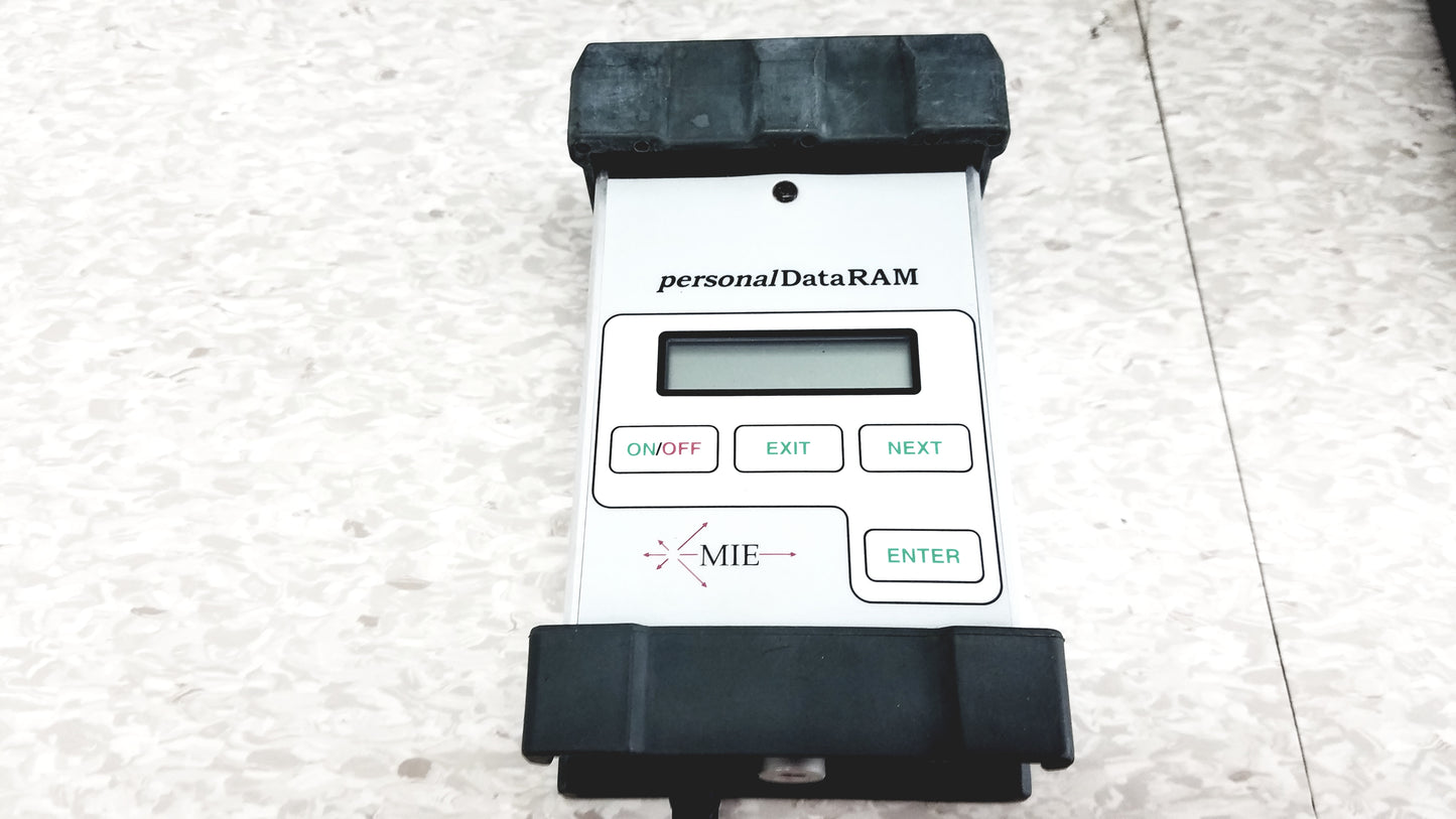 MIE Personal Data Ram PDR-1000 AN Aerosol Monitor With Accessories and Bag
