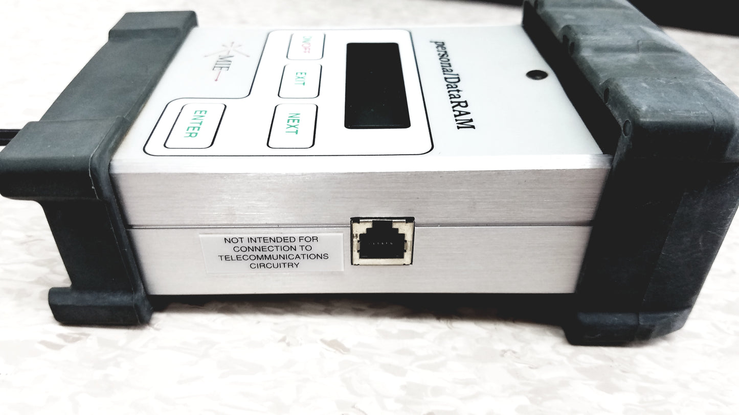 MIE Personal Data Ram PDR-1000 AN Aerosol Monitor With Accessories and Bag