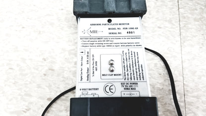 MIE Personal Data Ram PDR-1000 AN Aerosol Monitor With Accessories and Bag