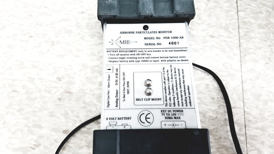 MIE Personal Data Ram PDR-1000 AN Aerosol Monitor With Accessories and Bag