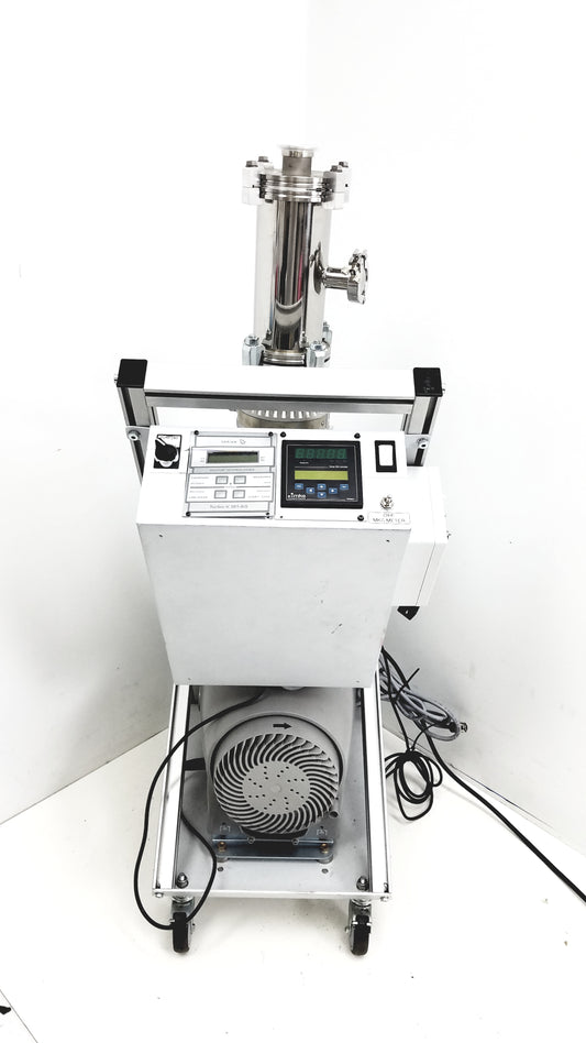 Varian Turbo-V 301-AG Navigator Vacuum Pump System With Agilent IDP15 Dry Scroll Pump & Cart
