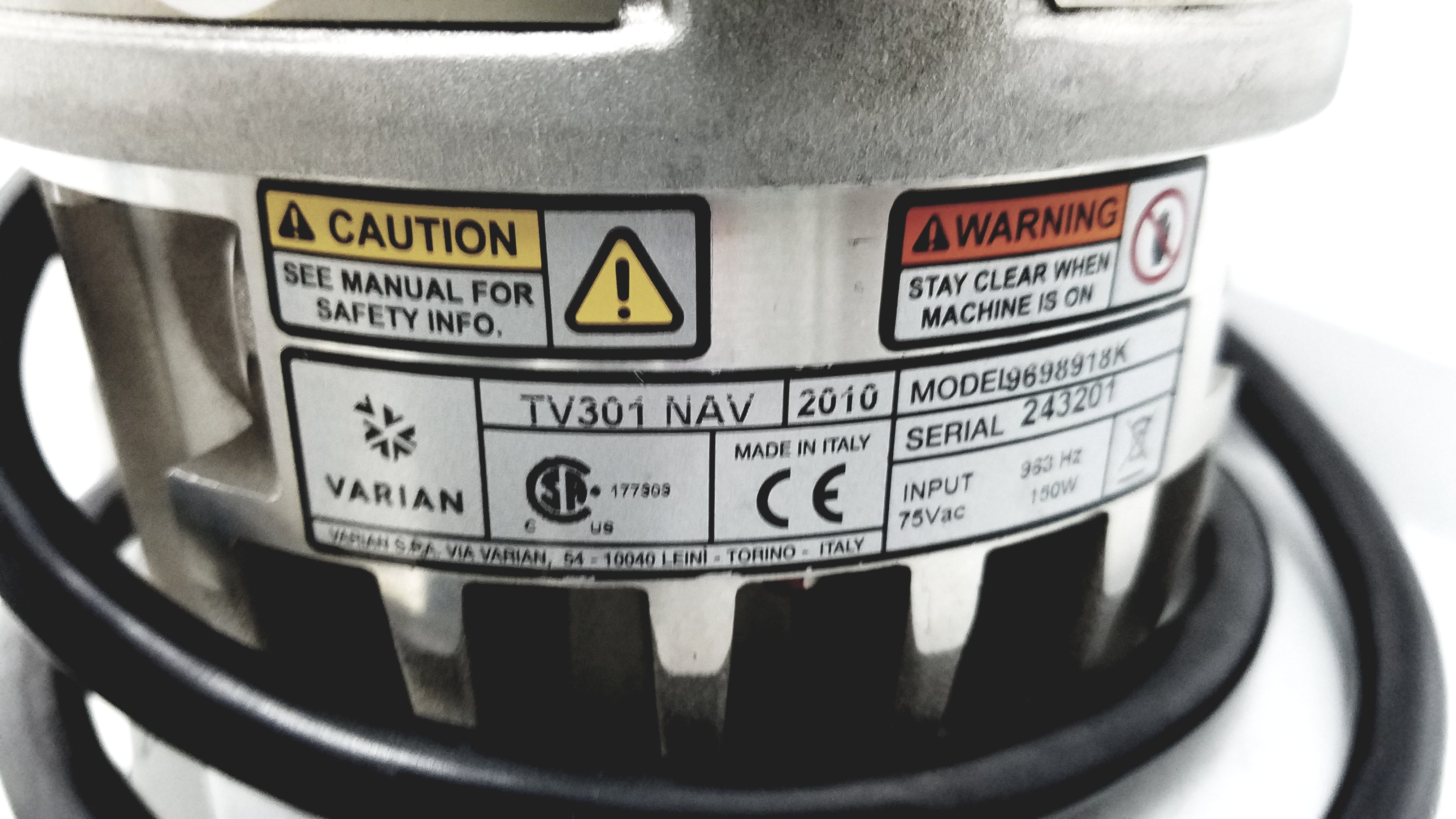 Load image into Gallery viewer, Varian Turbo-V 301-AG Navigator Vacuum Pump System With Agilent IDP15 Dry Scroll Pump &amp; Cart