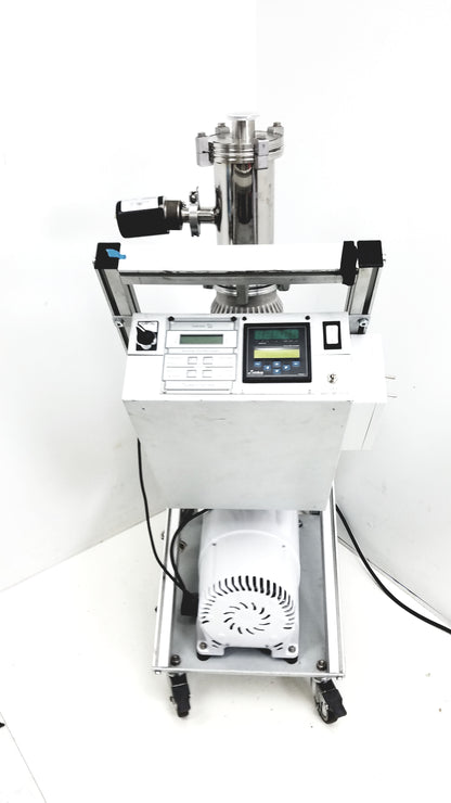 Varian Turbo-V 301-AG Navigator Vacuum Pump System With Agilent IDP-7 Dry Scroll Pump & Cart