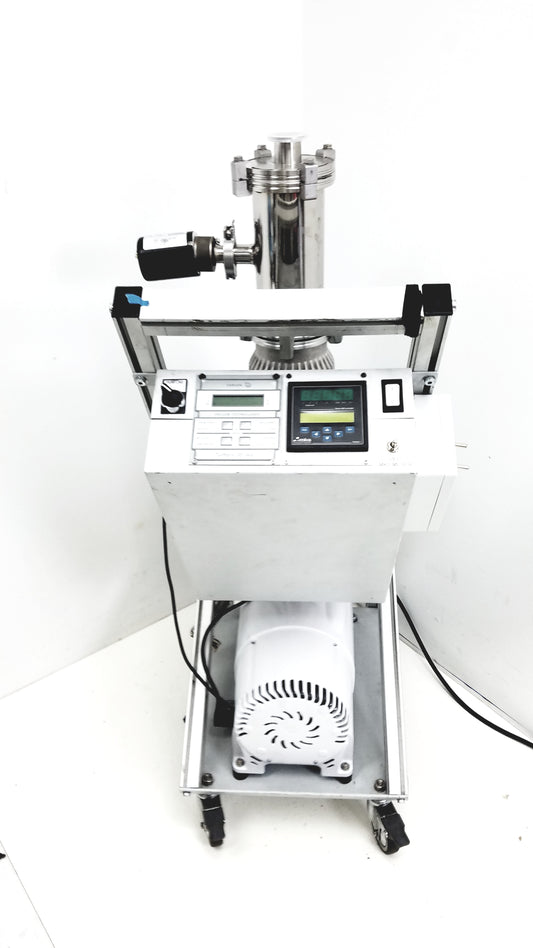 Varian Turbo-V 301-AG Navigator Vacuum Pump System With Agilent IDP-7 Dry Scroll Pump & Cart