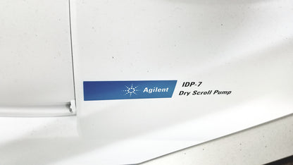Varian Turbo-V 301-AG Navigator Vacuum Pump System With Agilent IDP-7 Dry Scroll Pump & Cart