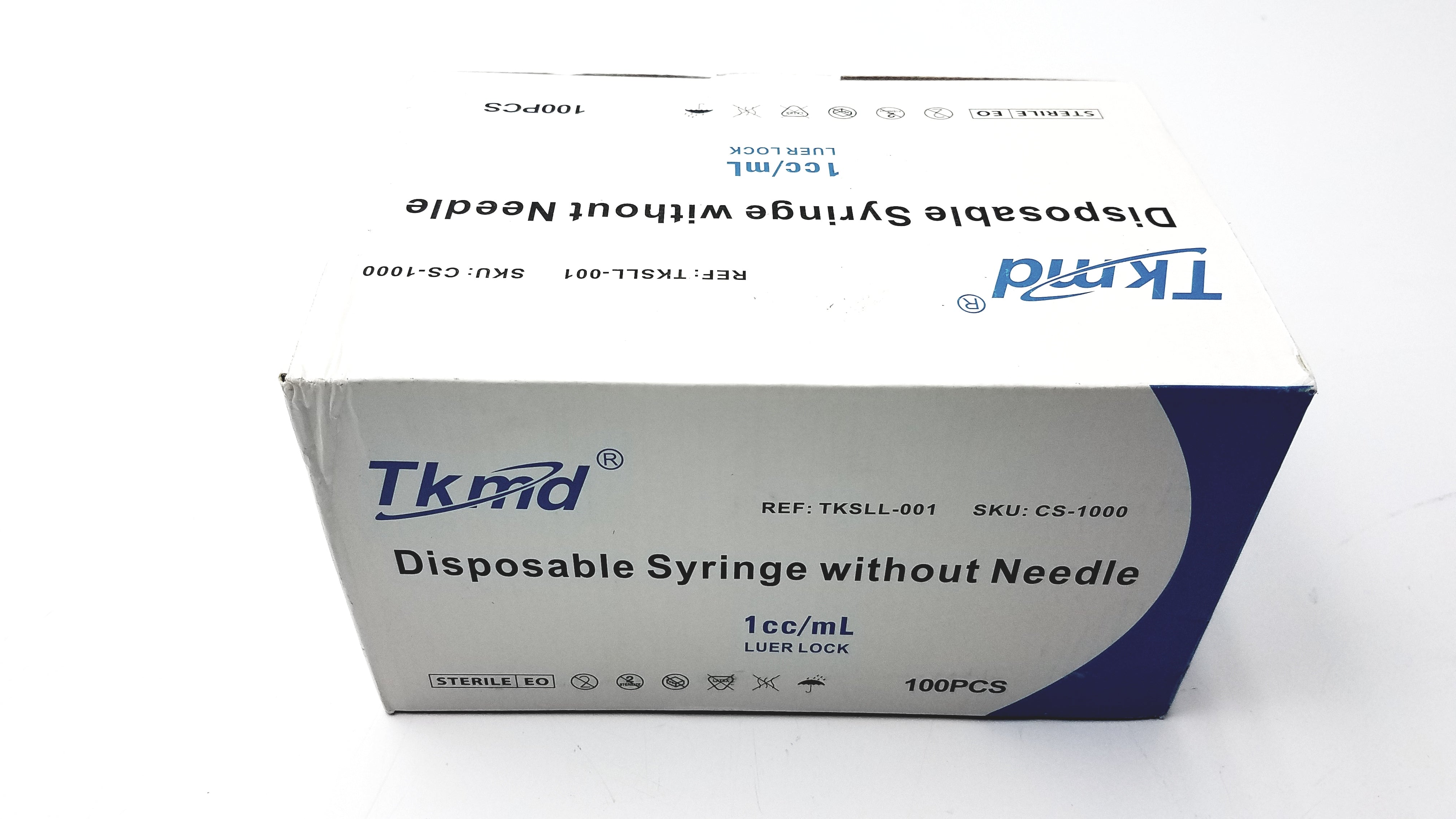 Load image into Gallery viewer, TKMD Disposable Syringe Without Needle 1cc/Ml 100pcs
