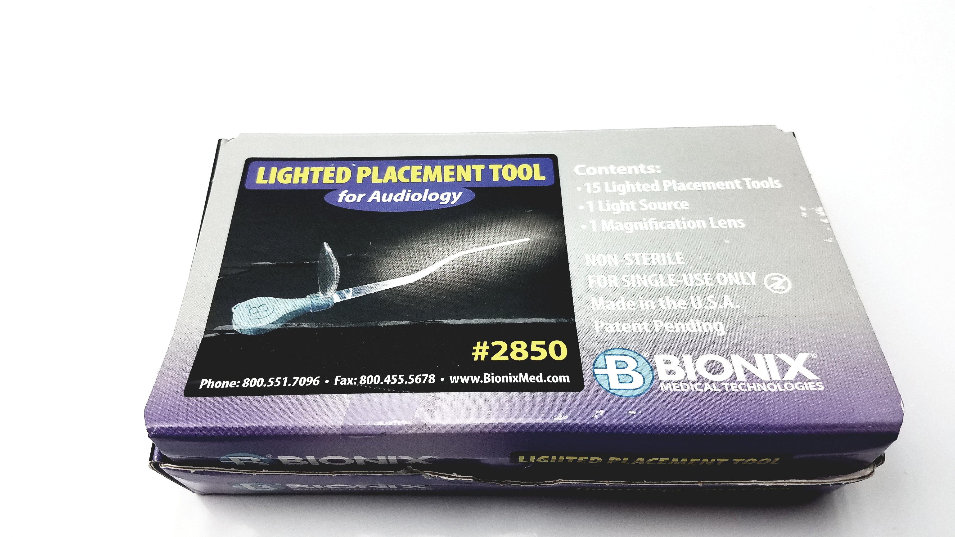 Load image into Gallery viewer, 2850 TOOL LIGHTED PLACEMENT FOR AUDIOLOGISTS (BX 7)