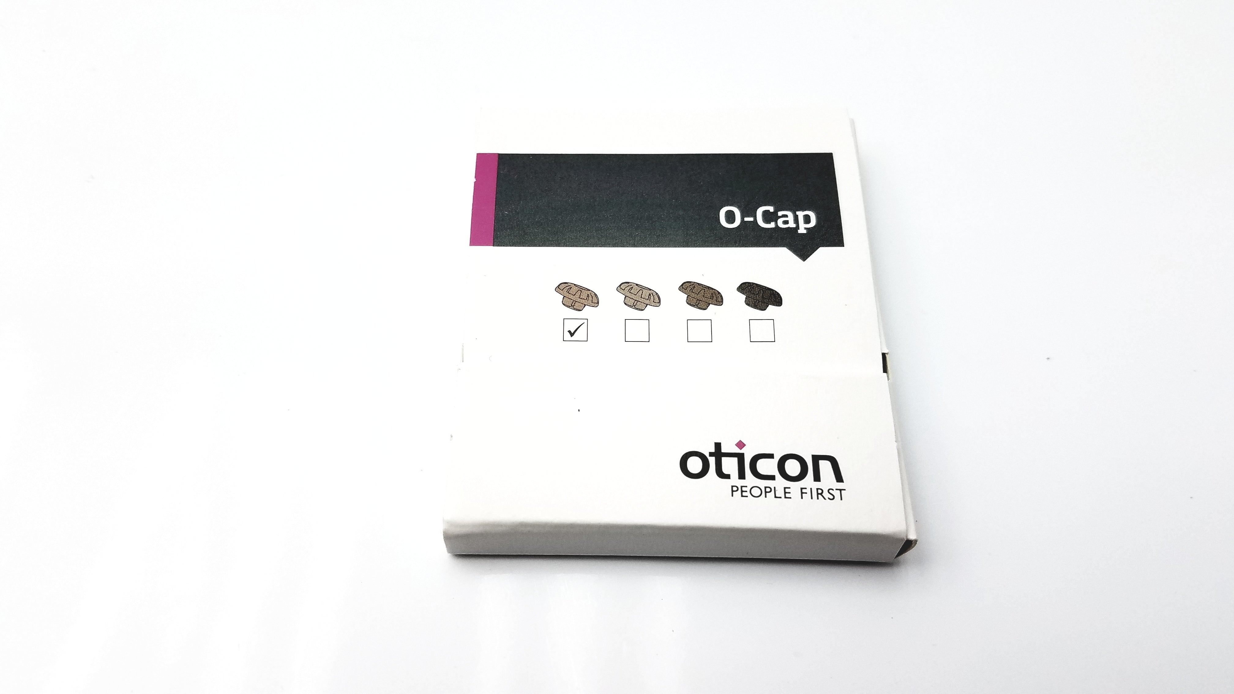 Load image into Gallery viewer, Oticon O-Cap Microphone Cover for Hearing Aids Beige