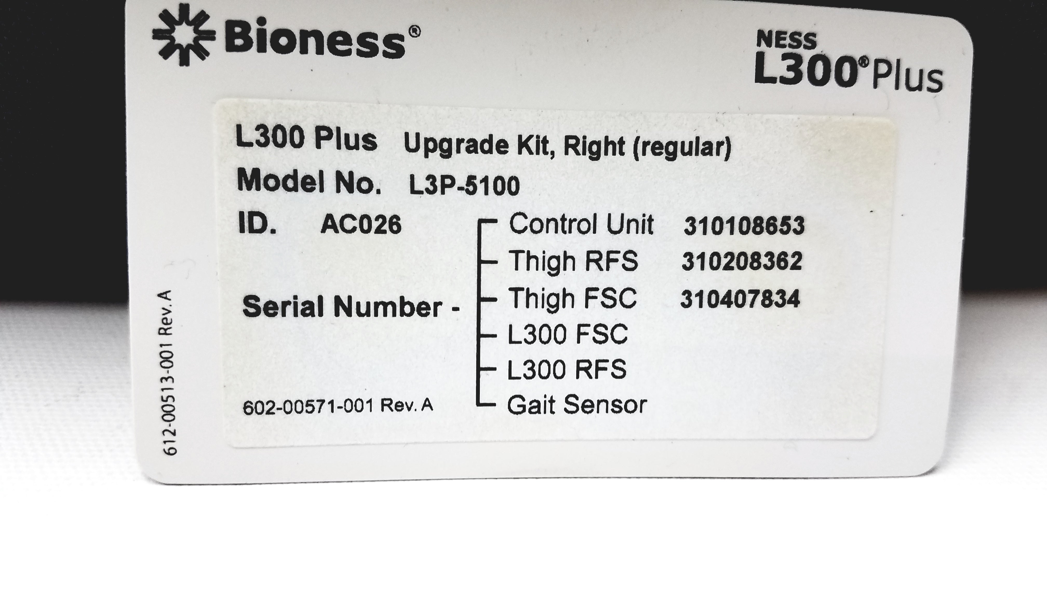 Load image into Gallery viewer, BioNess L300 Plus L3P-5D00 Thigh Cloth Electrodes