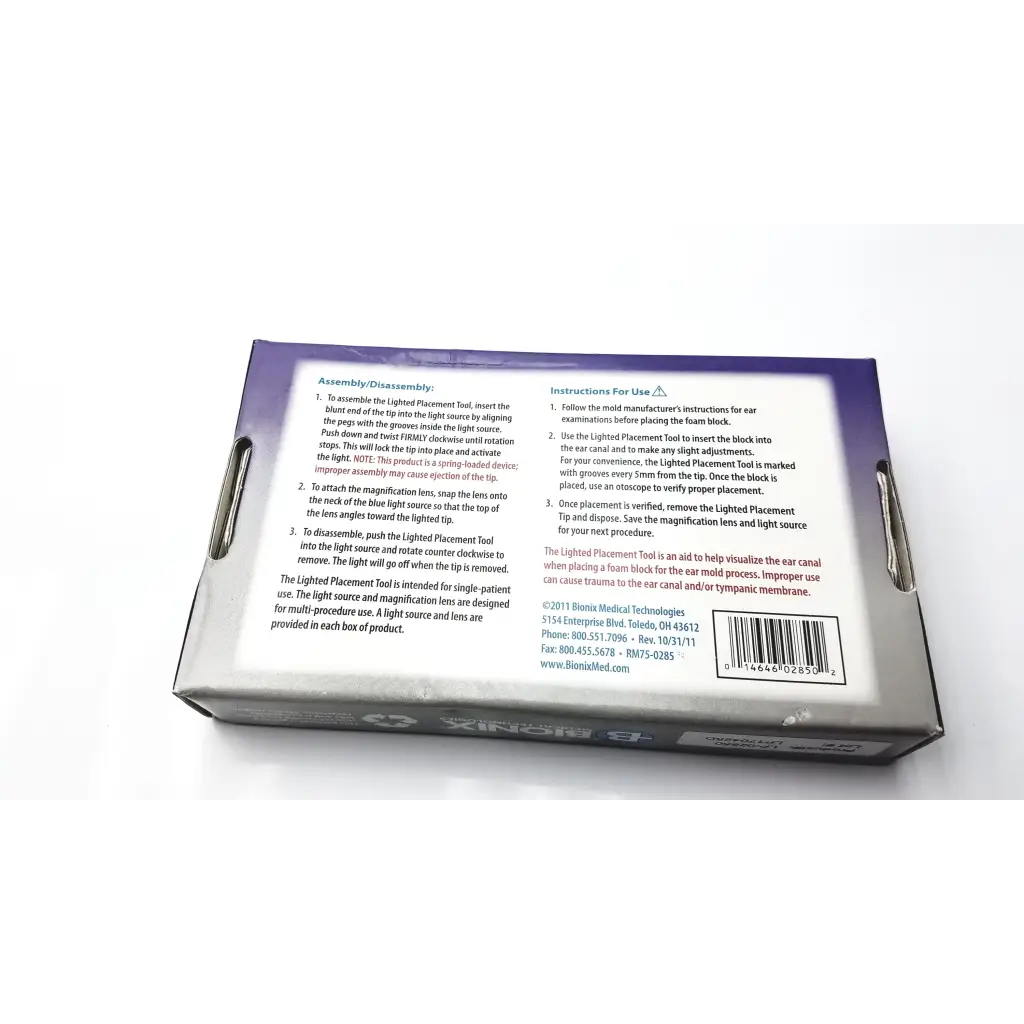 Load image into Gallery viewer, 2850 TOOL LIGHTED PLACEMENT FOR AUDIOLOGISTS (BX 7)