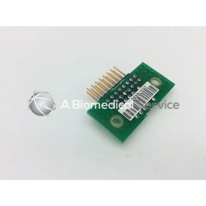 Green rectangular 3 531 4644a rev a mkey board with gold pins and white barcode label for responsible electronics recycling