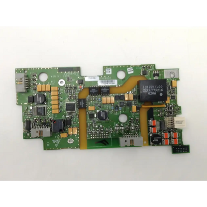 Green printed circuit parts board 3008541-009e with black and orange components for lifepak 12 patient monitor