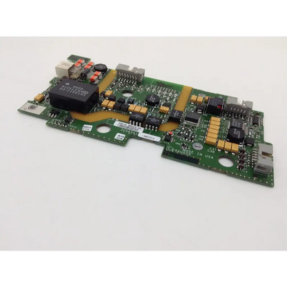 Green 3008541-009e parts board with black and yellow components for lifepak 12 patient monitor