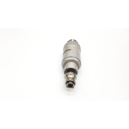 Silver metallic cylindrical connector with threaded top and tapered base for 3m rpm euro drive c293 tool use