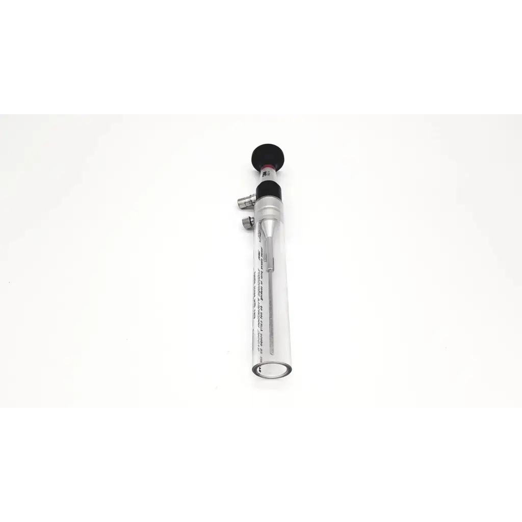 Clear glass syringe with black plunger and metallic fittings for 3m 81022 n carpal tunnel athroscope use