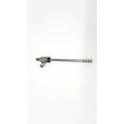 Silver 3m 83250 cannula surgical retractor with textured handle and three circular holes for da54-78 da54-140 use